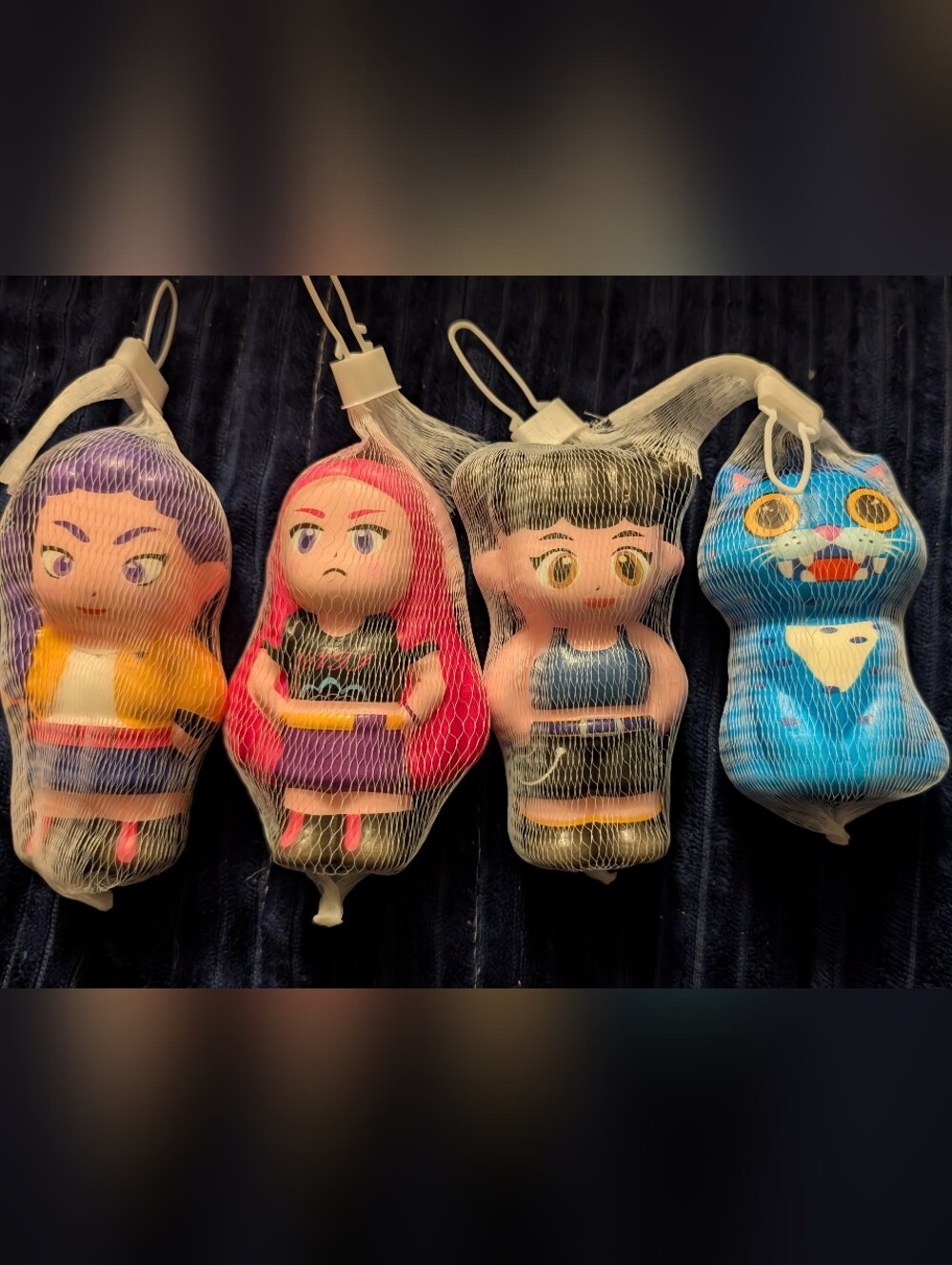 Set Of 4 K-pop Demon Hunters  Squishy Toy